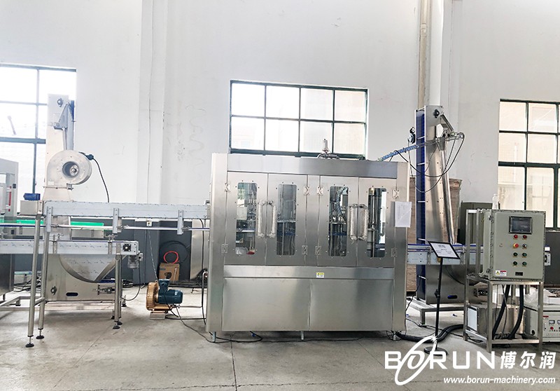 PET Bottle / Glass Bottle Alcohol Filling and Capping 3 In 1 Machine