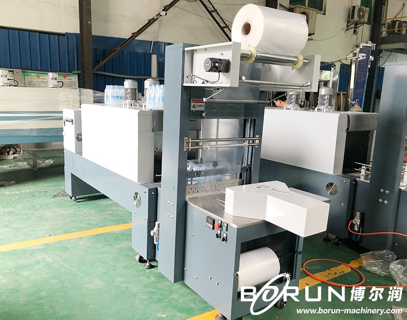 Semi Automatic PE Film Shrink Packing Machine For Plastic Bottles and Cans