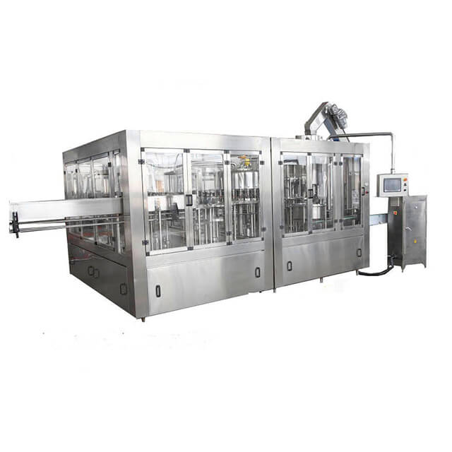 Full Automatic Water Washing Filling Capping Machine With Online Cap Sterilizer (3 in 1)