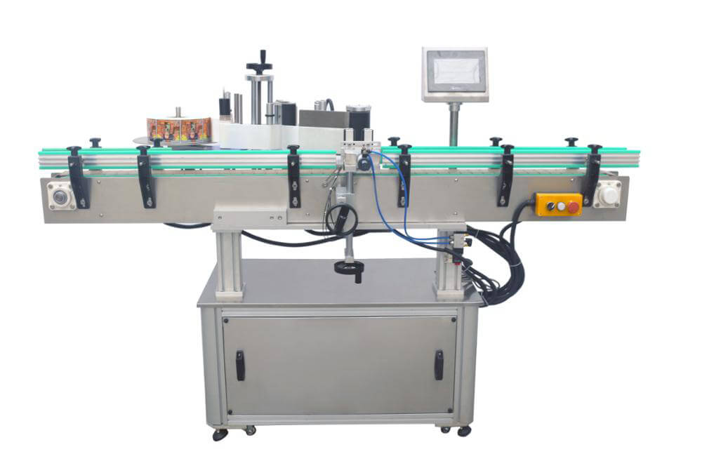 Hot Sale Round Water Bottle Automatic Adhesive Sticker Labeling Machine for plastic bottles